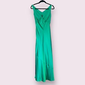Gorgeous Tadashi neiman Marcus collab vintage dress emerald green